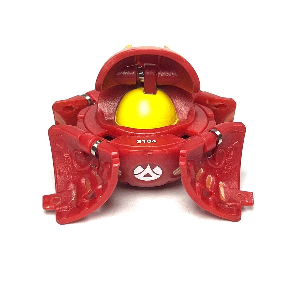 Bakugan Battle Brawlers Pyrus Frosch‎ Red Gold 310G Figure Toy Spin Master 0072